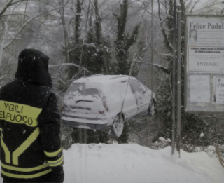 vigili del fioco auto fuoro strada big