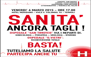 locandina incontro sanità