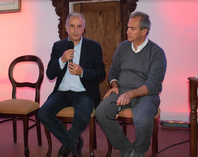 Architetto Maurizio Zambardi e il prof. Giuseppe Ceraudo
