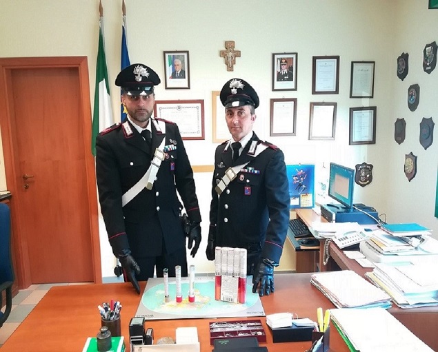 carabinieri sequestro fuochi pirotecnici illegali