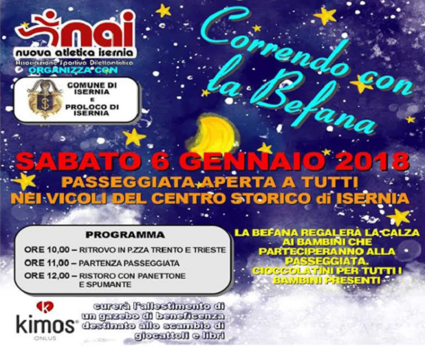 correndo con la befana