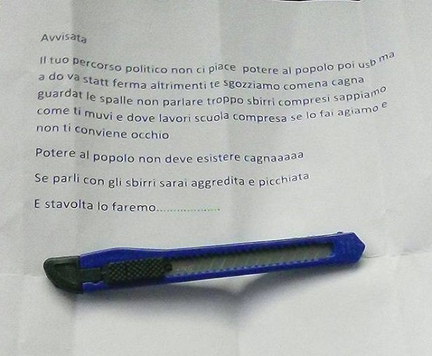 lettera anonima