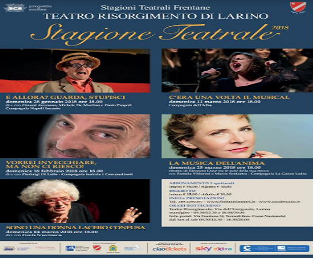 stagione teatrale teatro larino