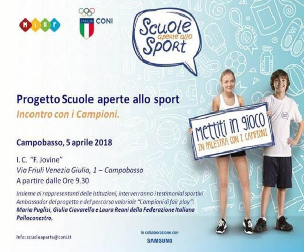 Scuole aperte allo sport