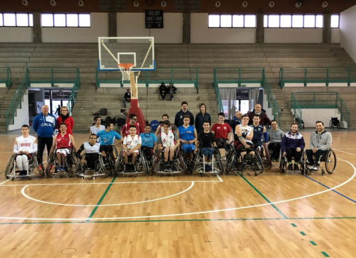 basket in carrozzina