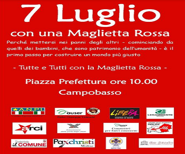 maglietta rossa