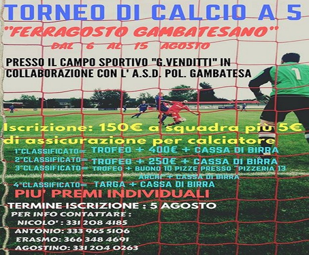 locandina calcio