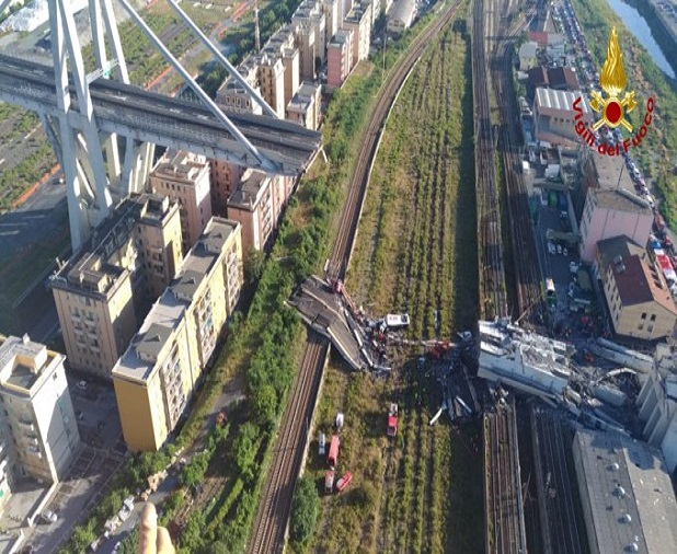 ponte genova crollato.