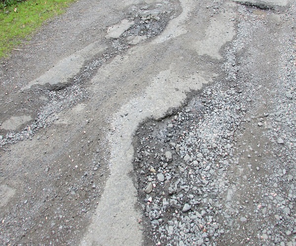 strada dissestata