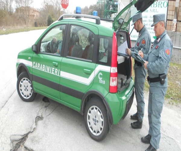 Carabinieri forestali isernia