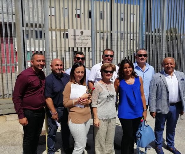 visita al carcere di larino