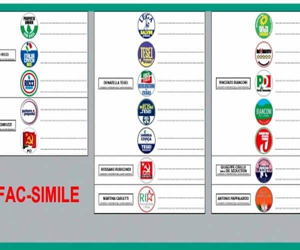 fac smile scheda elettorale umbria