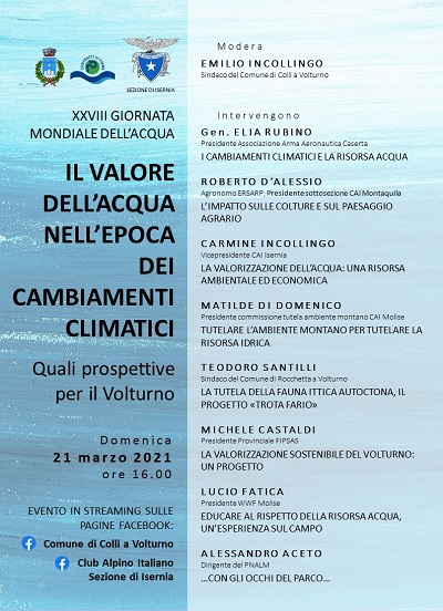 locandina il valore dell'acqua