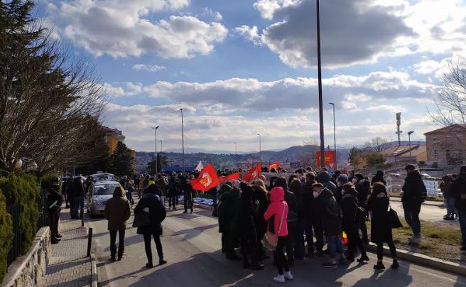 Manifestazione presso sede Regione