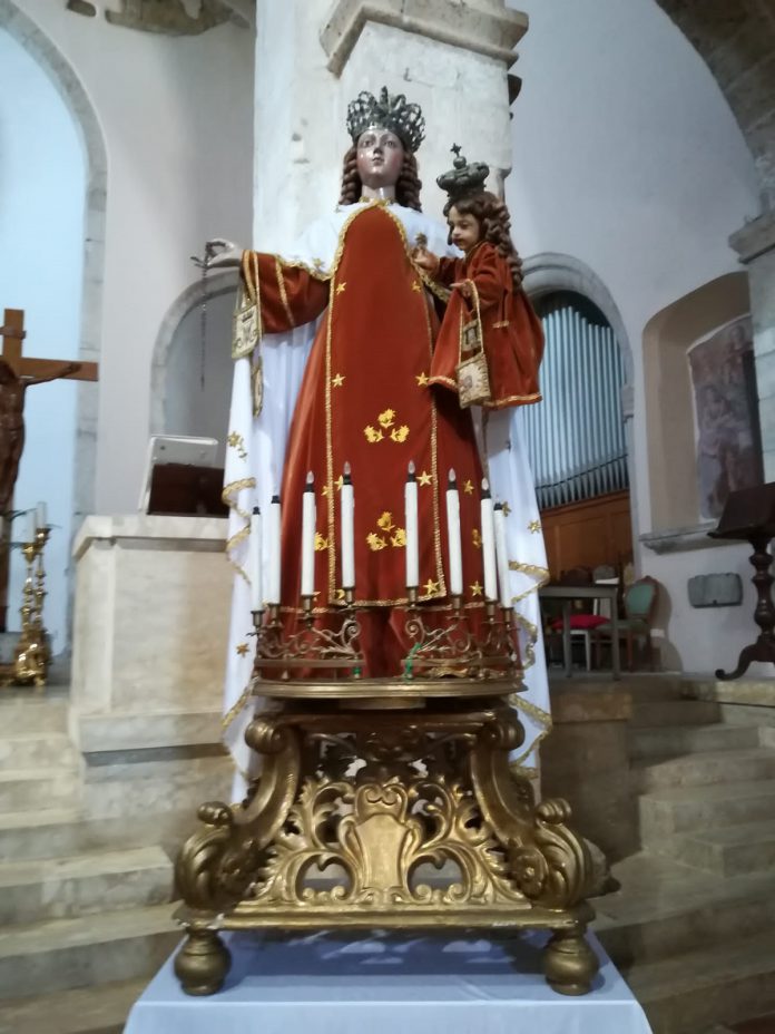 Statua Madonna del Carmine a Venafro
