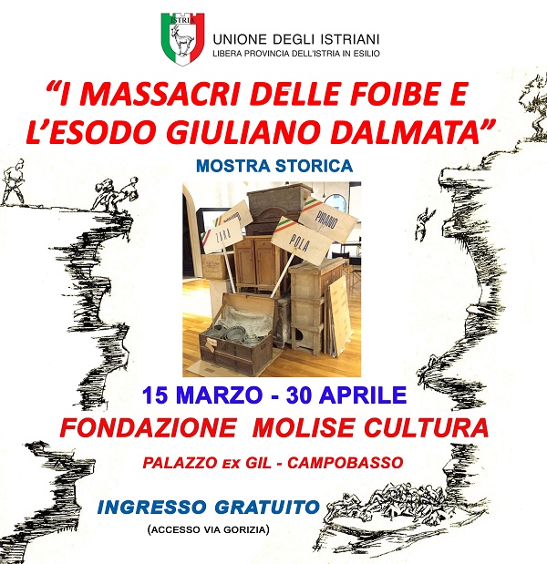 Locandina Mostra Foibe -