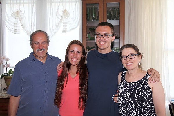 Robert Sorrentino e famiglia