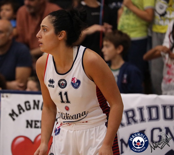 Roberta Di Gregorio nella sua veste di capitano campobassano
