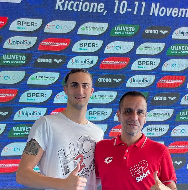 Angelilli con il tecnico Paolo Di Lullo
