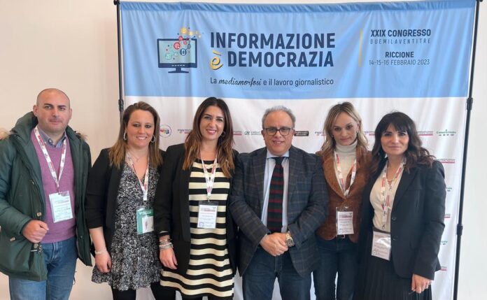 Delegazione molisana al congresso della FNSI di Riccione