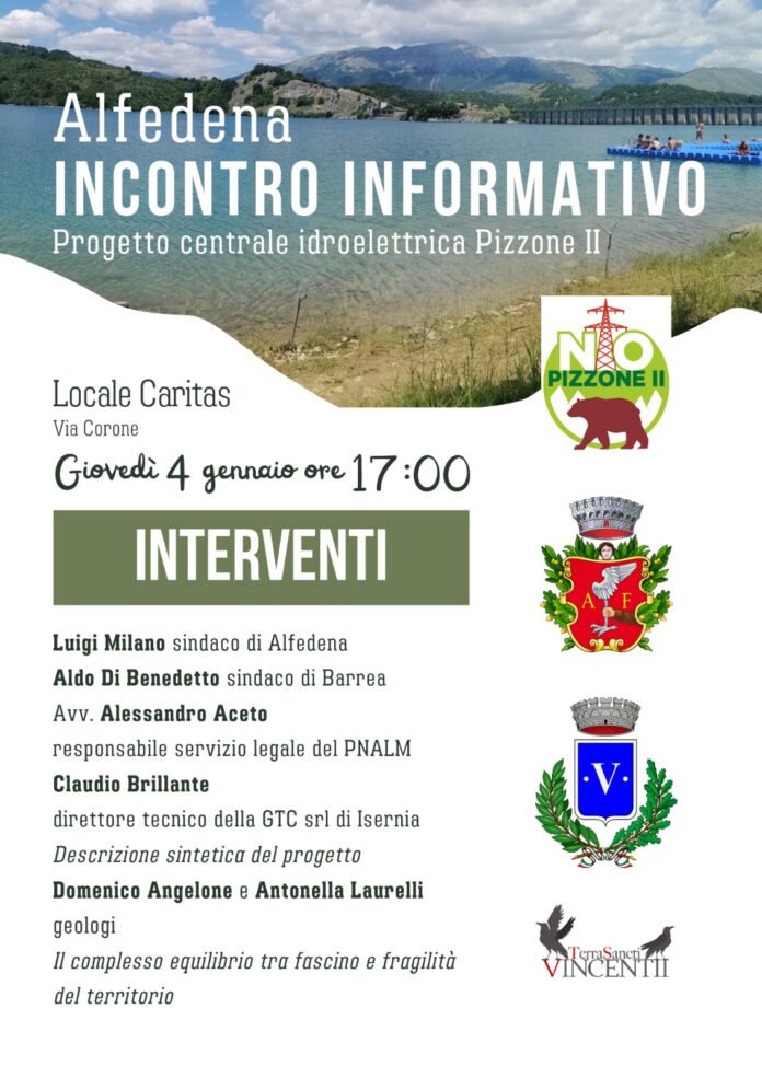 Locandina Incontro Inf Pizzone II Alfedena 4 gen 2024