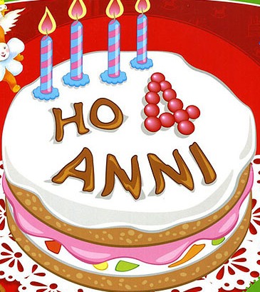 auguri compleanno 4 anni