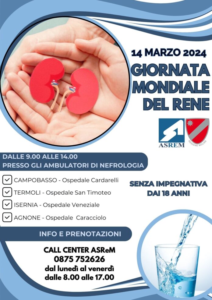 locandina giornata del rene