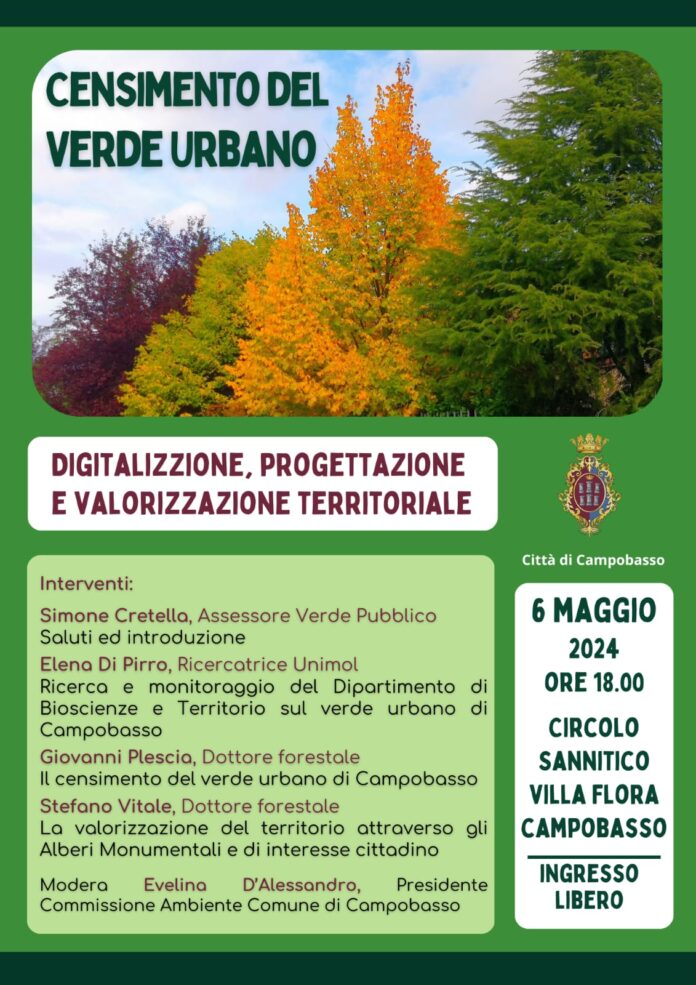 Locandina verde urbano