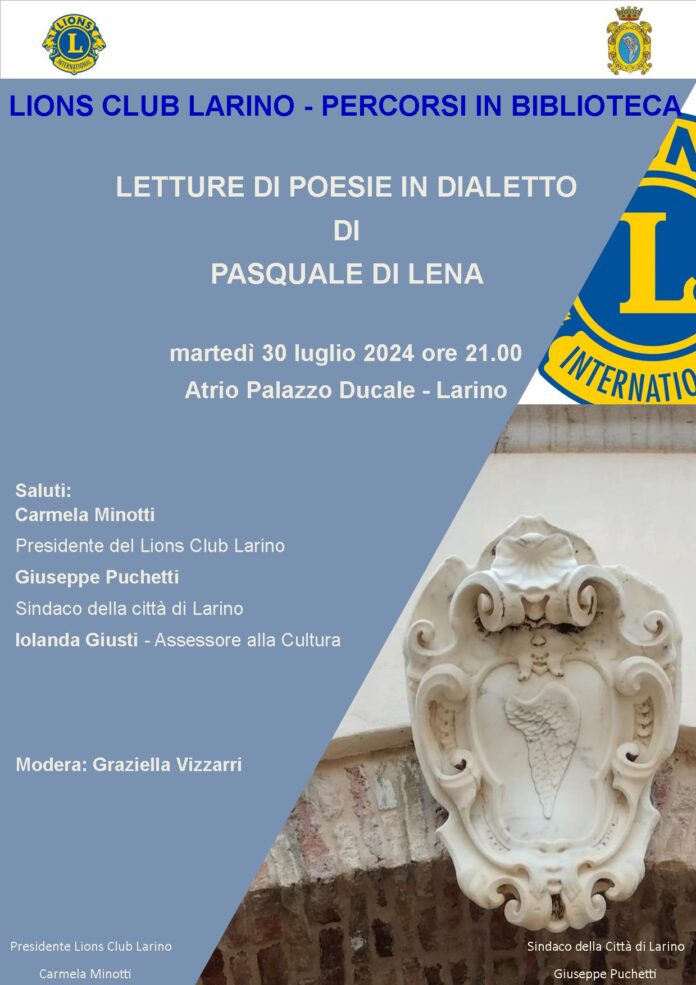 locandina percorsi pasquale di lena 2024