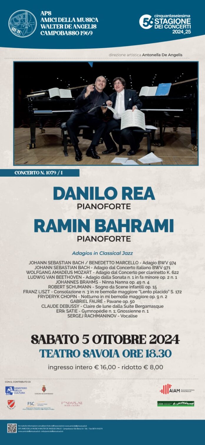 locandina 5 ottobre danilo rea-ramin bahrami