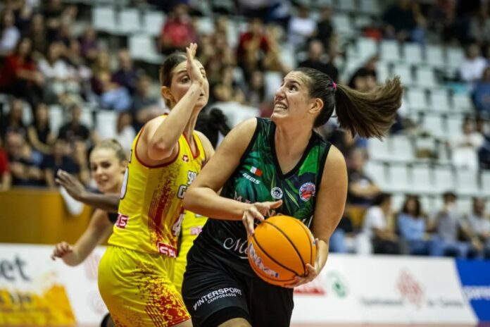 Sara Madera nel match di andata