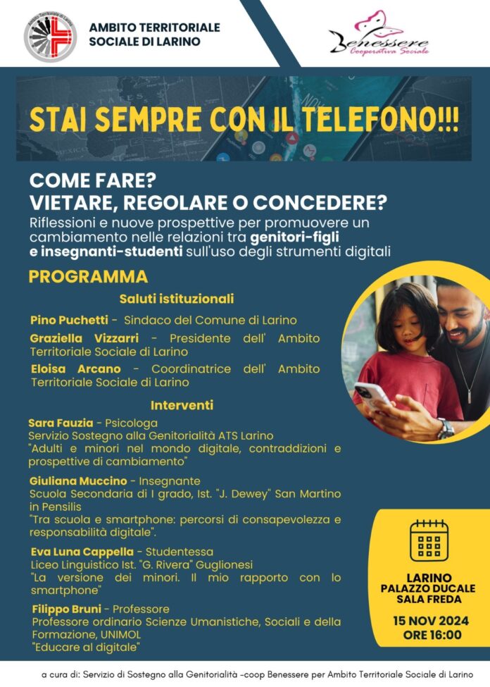 locandina stai sempre al telefono