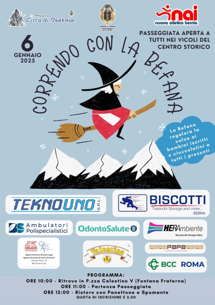 Locandina Correndo con la Befana 2024 (1)