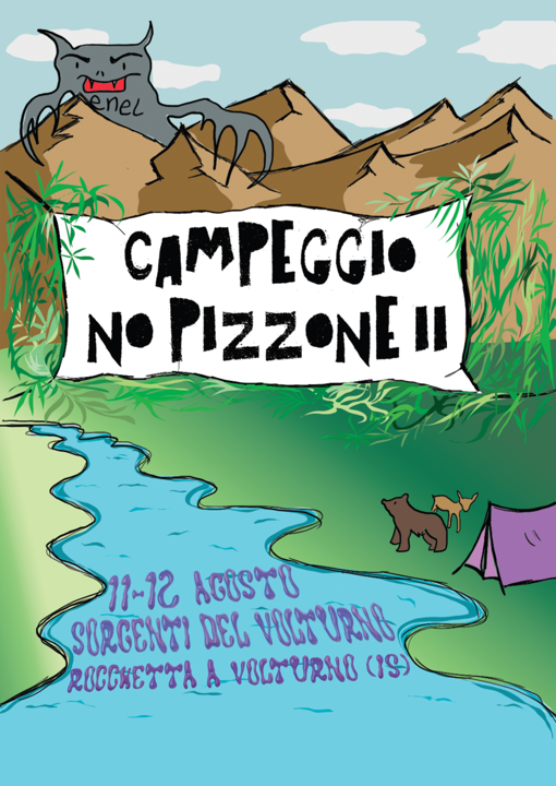Locandina Campeggio NO Pizzone II