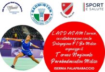 “Sport, Inclusione e Sostenibilità”: a Isernia il Raduno della Nazionale Paralimpica di Badminton e il 3° Torneo Parabadminton Molise”