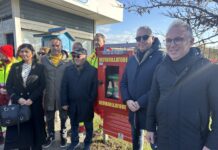 TERMOLI.“LA POSTA DEL CUORE”: A DIFESA GRANDE UN NUOVO DEFIBRILLATORE CUSTODITO IN UNA CASSETTA IN DISUSO DI POSTE ITALIANE