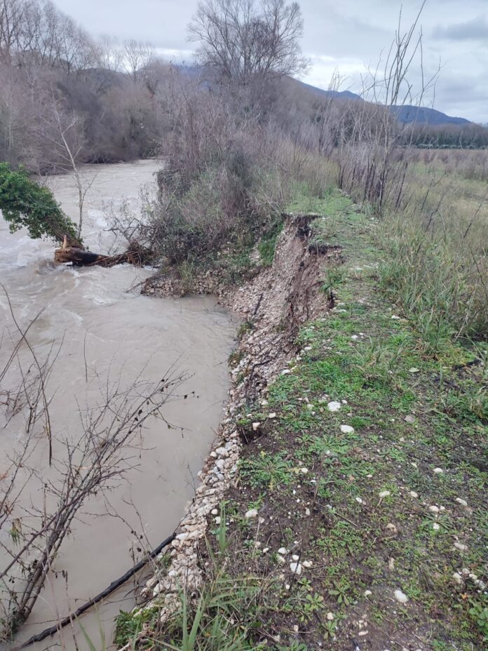 Argini fiume Volturno