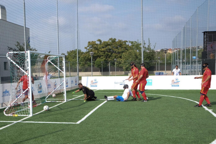 campo di calcio per non vedenti