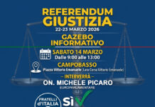 Referendum sulla Giustizia – Gazebo informativo a Campobasso – Conferenza Stampa