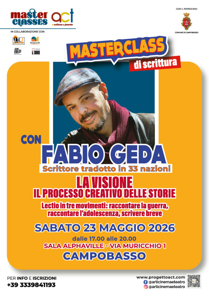ACT locandina MASTERCLASS Geda 23 maggio