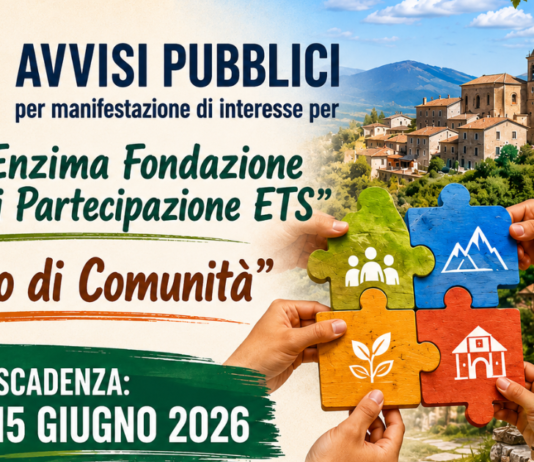 Castel del Giudice, al via le manifestazioni di interesse per la Fondazione di Partecipazione e il Forno di Comunità