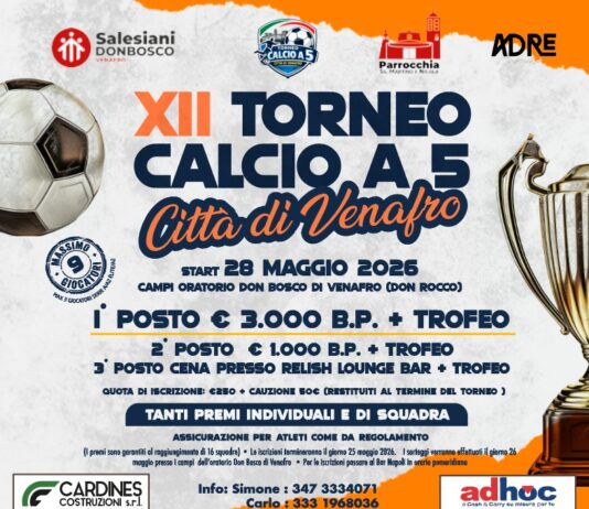 Venafro si prepara al grande spettacolo del calcio a 5
